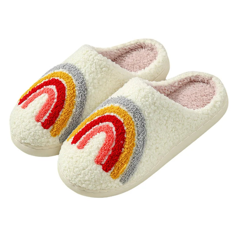 Family Fashion Slippers – Warm Cartoon Non-Slip Slides