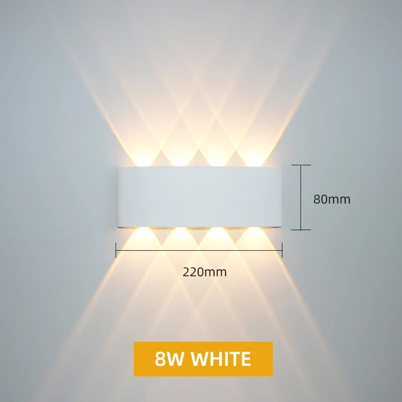 Aluminum LED Wall Lamp – Waterproof Outdoor Light