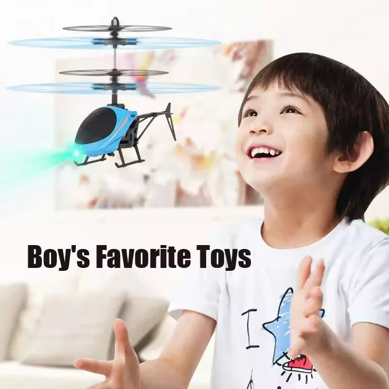 Inductive Light-Up Helicopter Toy