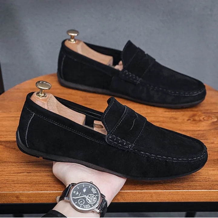 New Men's Loafers, Lightweight and Breathable Casual Shoes, Mens Flat Driving Shoes, Soft Sole Slip-on Business Shoes, Moccasins