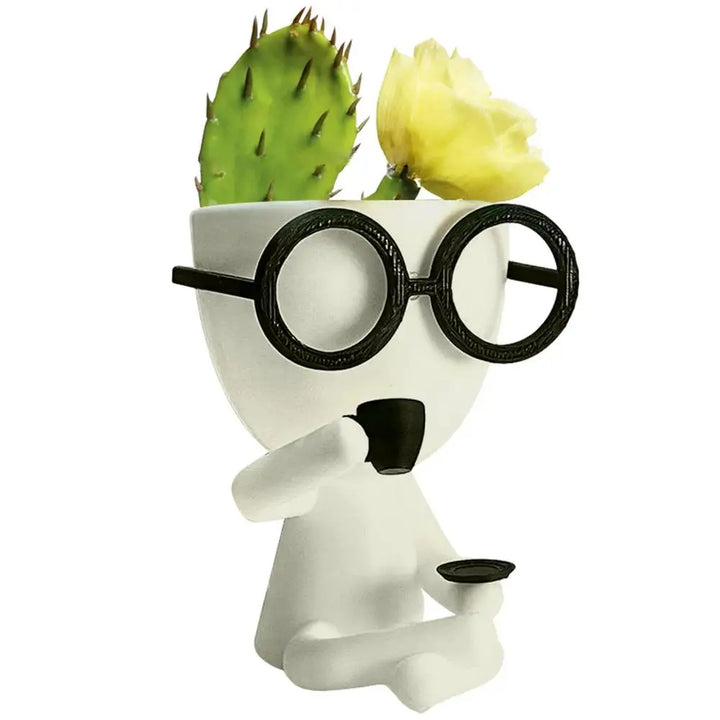 Humanoid Ceramic Planter