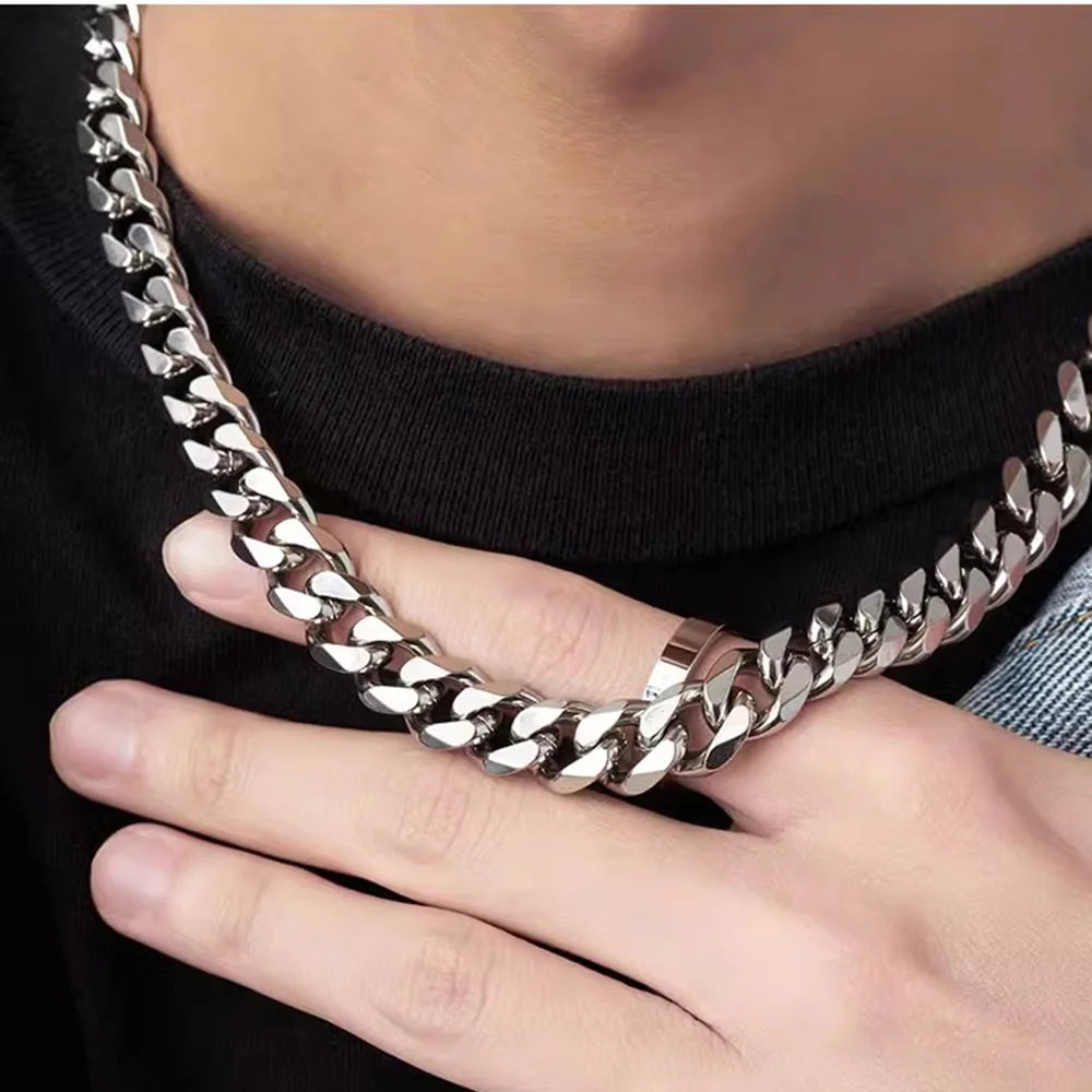 Cuban Link Chain – Punk Jewelry Necklace