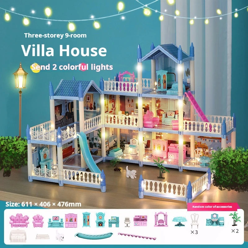 3D DIY Princess Castle Toy