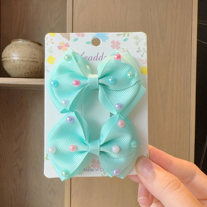 Baby Hair Bows – Ribbon Bowknot Clips