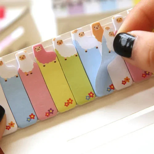 Cartoon Animal Mini Sticky Notes Set