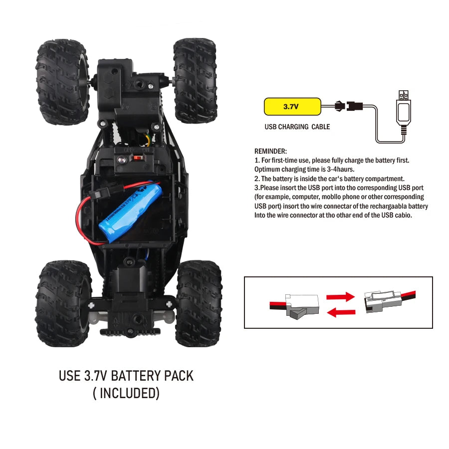 4-Way RC Off-Road Car