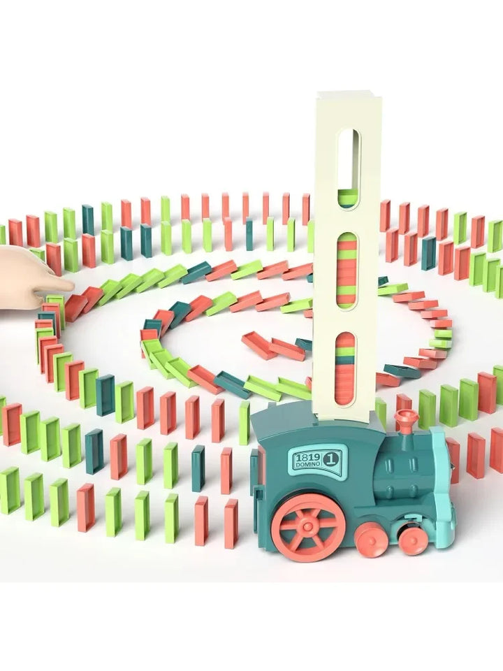 Domino Train Toy – Automatic Building Set for Kids