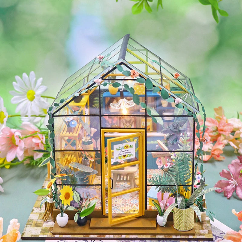 DIY Mini Flower Dollhouse Kit