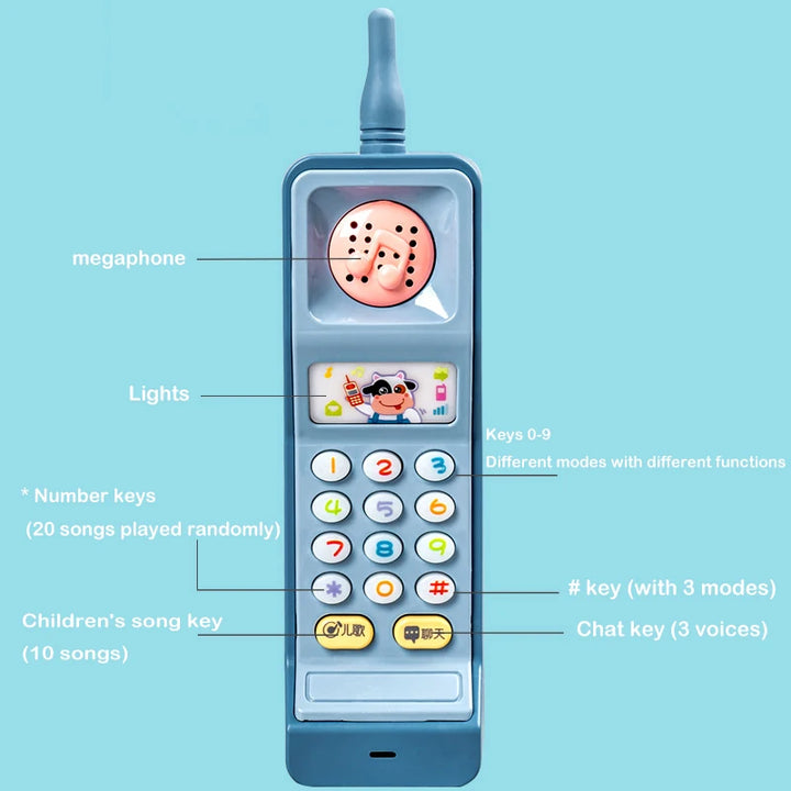 Kids Cartoon Music Phone Toy