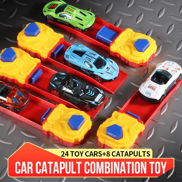 Pop-Up Toy Car Combination Set