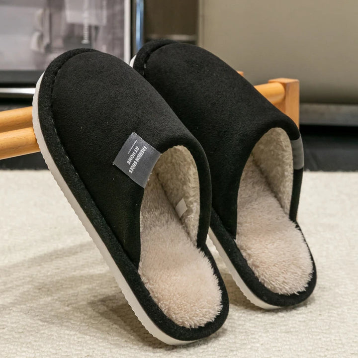 New Trend Winter Couple Indoor Non-slip For Men Women Flip Flops Warm Slippers Home Slides Casual bedroom Soft Comfort Shoes