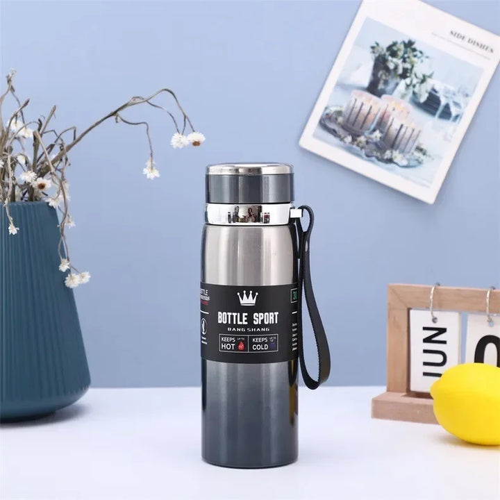 1000ml Stainless Steel Thermal Water Bottle - Leak-Proof Flask