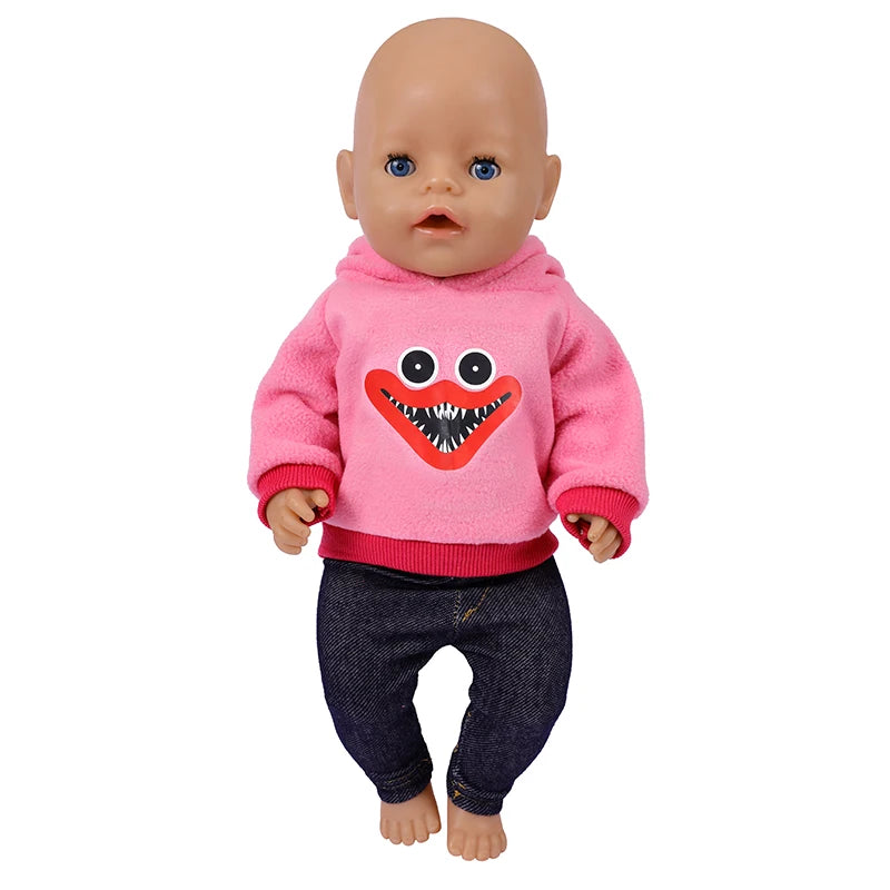 Doll Outfits – 43 cm Baby Born Clothes