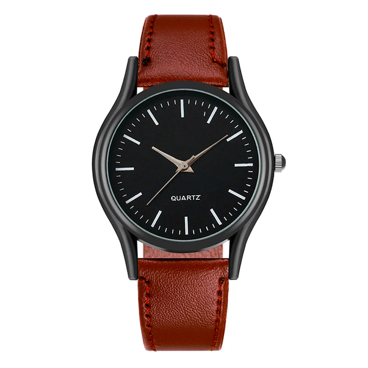 Men's Fashion Business Design Hand Watch Leather Watch