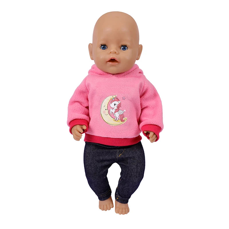 Doll Outfits – 43 cm Baby Born Clothes