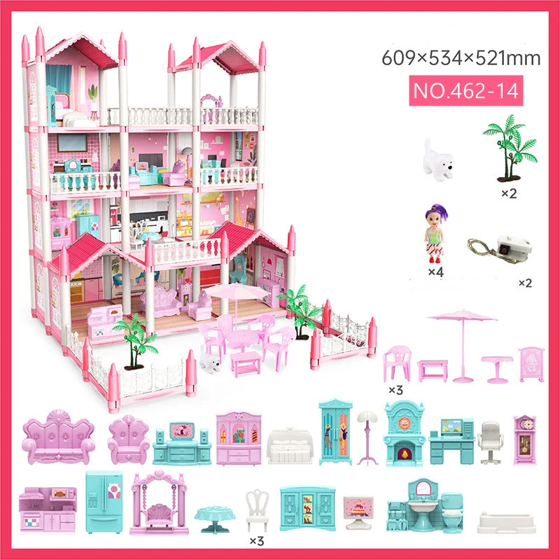 3D Princess Castle Dollhouse