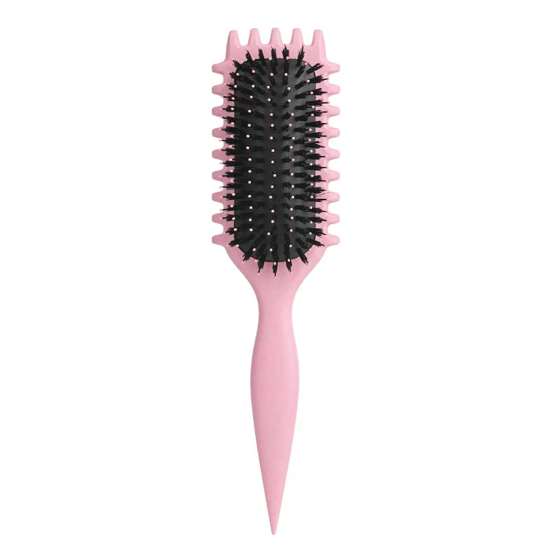 Women's Hair Comb Hollow Shaped Curly Hair Comb Multi Functional Scalp Massage And Anti-static Fluffy Hair Brush Hairstyle Tools