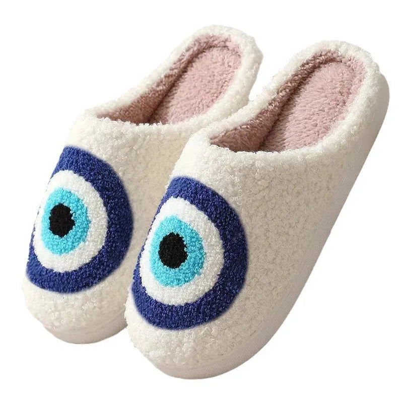 Family Fashion Slippers – Warm Cartoon Non-Slip Slides