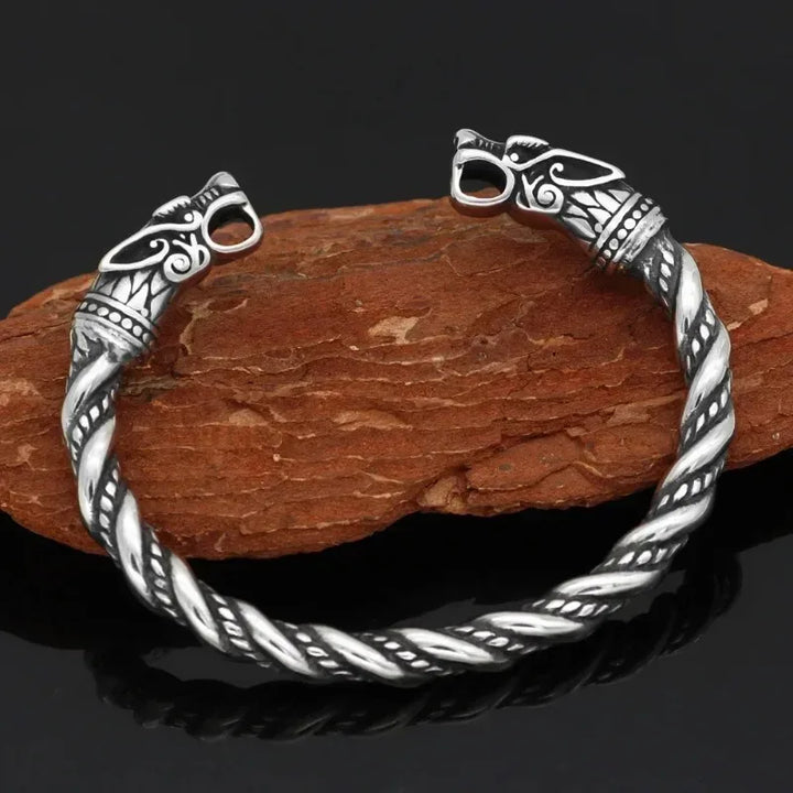 Simple Twisted Open Bangles – Stainless Steel Cuff Bracelet