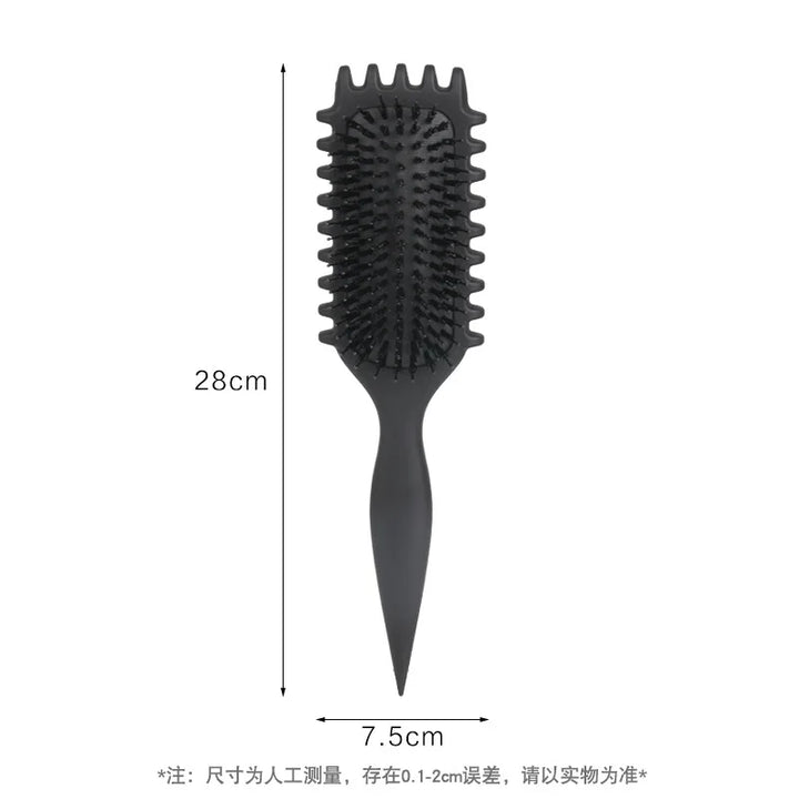 Women's Hair Comb Hollow Shaped Curly Hair Comb Multi Functional Scalp Massage And Anti-static Fluffy Hair Brush Hairstyle Tools