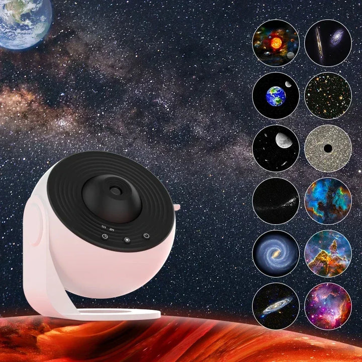 Galaxy Projector Starry Sky Projection Light 360 ° Rotating Planetarium Night Light HD Focusing Projection Light Home Decor