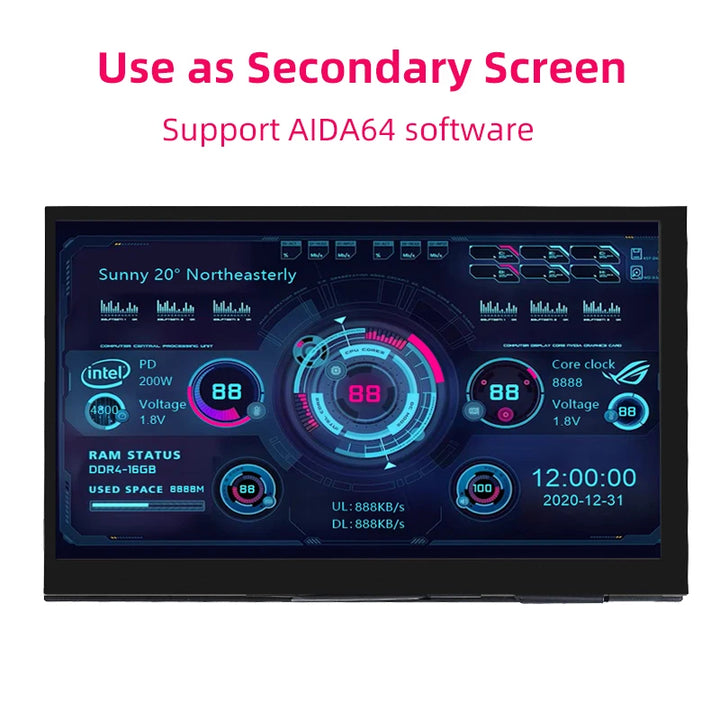 Portable Touch Screen Monitor – 7 Inch