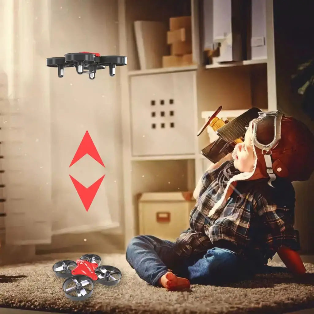 EMAX Cyber-Rex S620 Mini Drone RC Quadcopt with Controller Headless 360 Flip Mode 3 Speed Push to Fly Toy Children's Day Gift