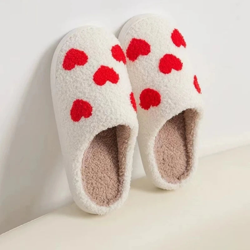 Family Fashion Slippers – Warm Cartoon Non-Slip Slides