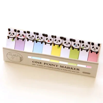 Cartoon Animal Mini Sticky Notes Set