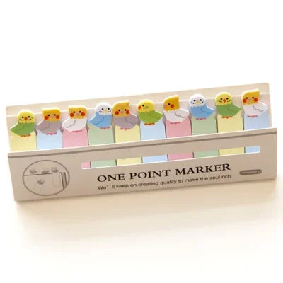 Cartoon Animal Mini Sticky Notes Set