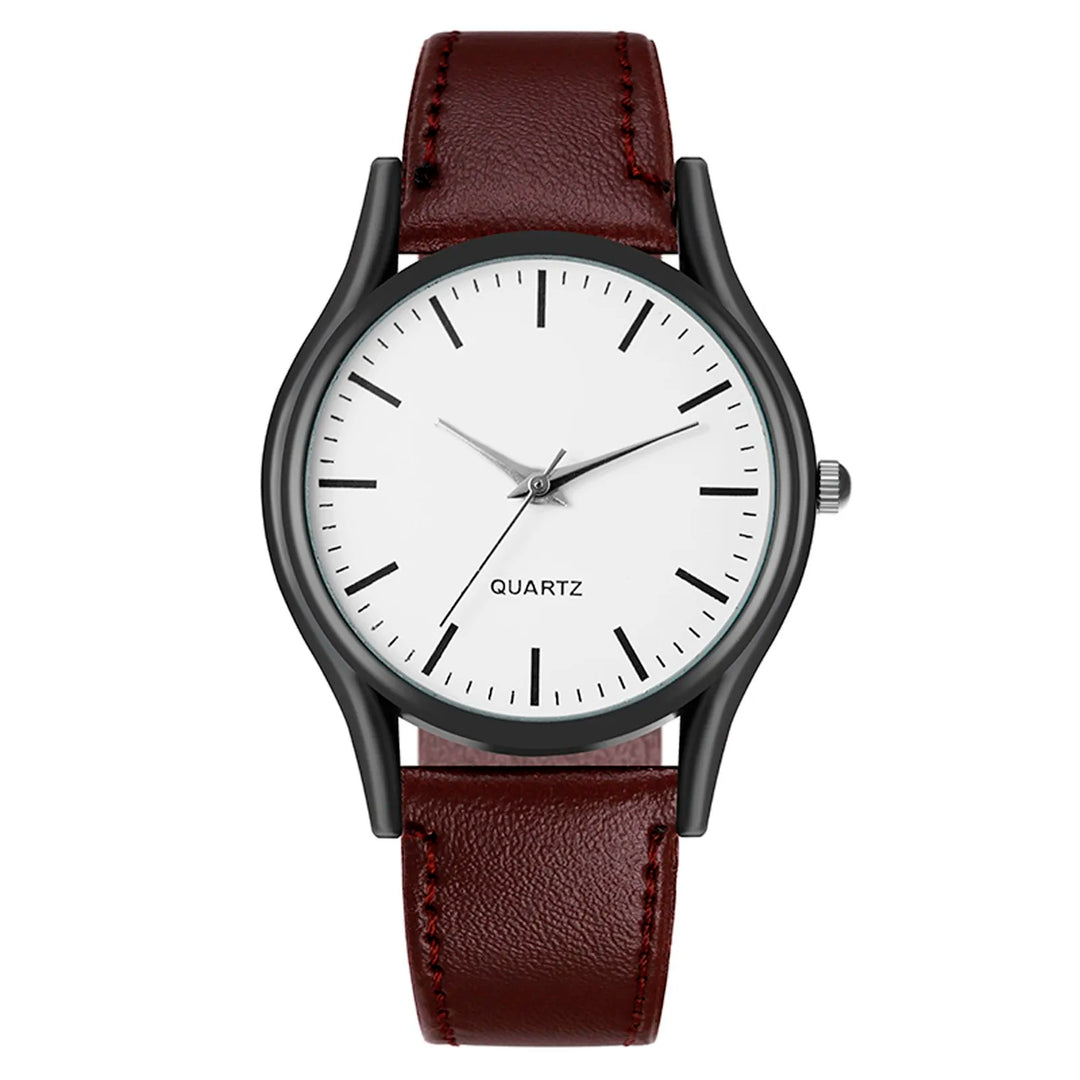 Men's Fashion Business Design Hand Watch Leather Watch