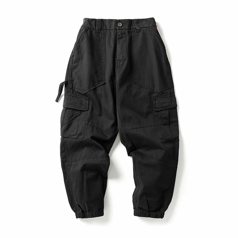 Khaki Harajuku Cargo Joggers