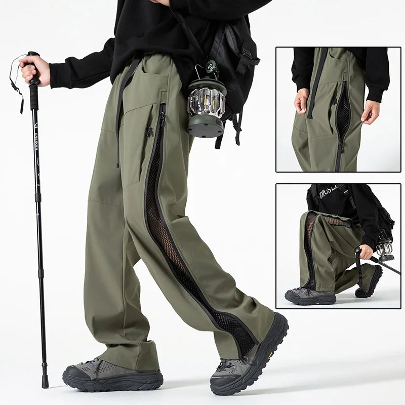 Windproof Cargo Pants – Outdoor Hiking Trousers