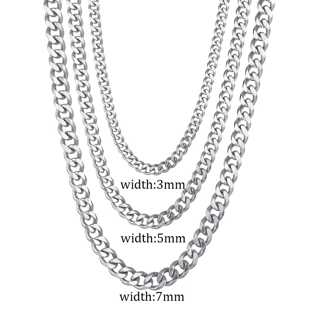 Cuban Link Chain – Punk Jewelry Necklace