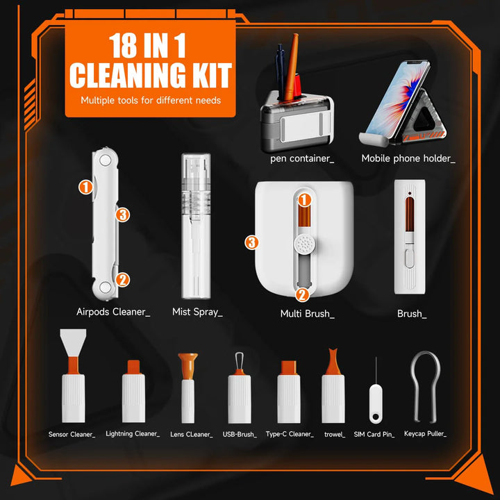 Earbuds Cleaning Kit – Multi-function Tool