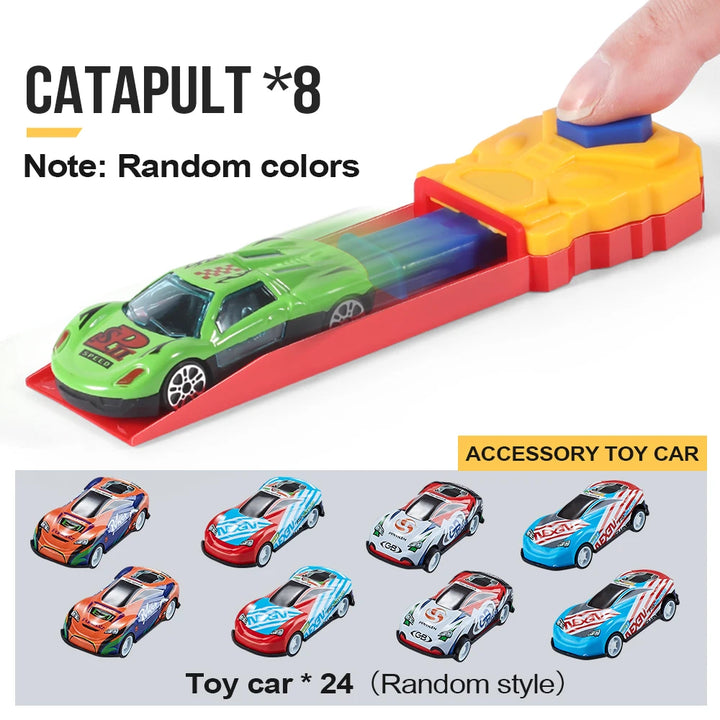 Pop-Up Toy Car Combination Set