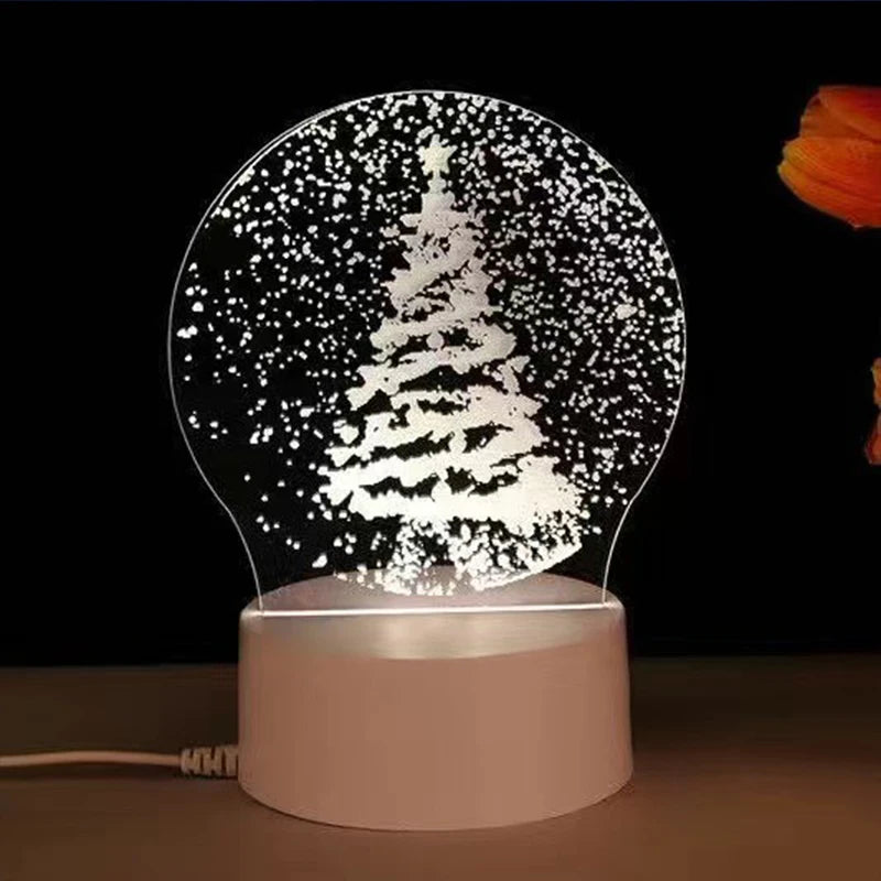 USB Acrylic Night Lights – Xmas Decor