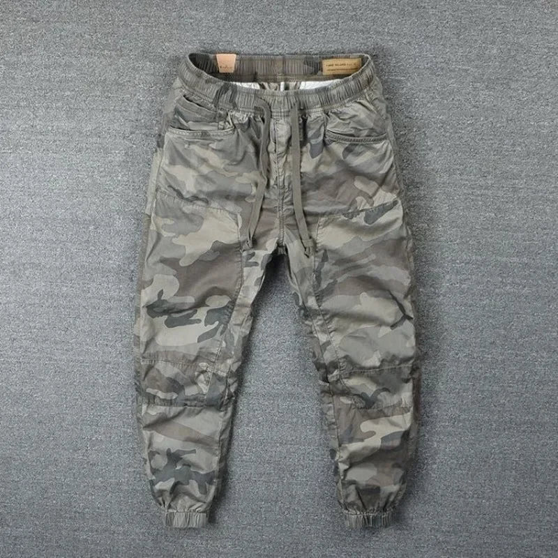 Male Trousers Camouflage Regular Fit Hiking Men's Cargo Pants Camo Winter Korean Outdoor Oversize Slacks Cheapest Baggy New In