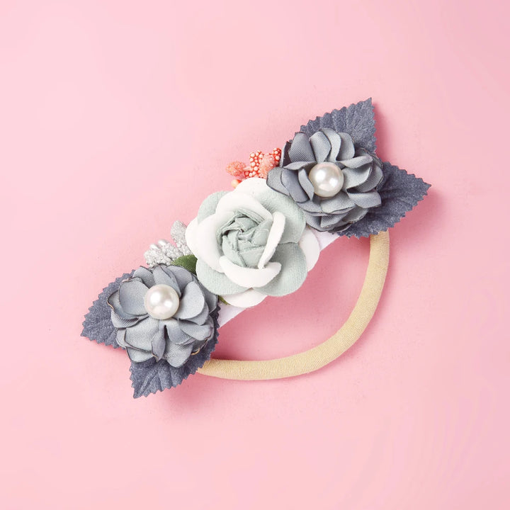 Baby Girl Headband – Elastic Floral Headwear