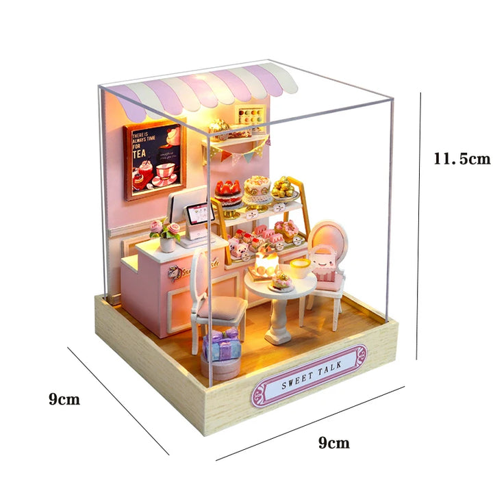 DIY Mini Flower Dollhouse Kit