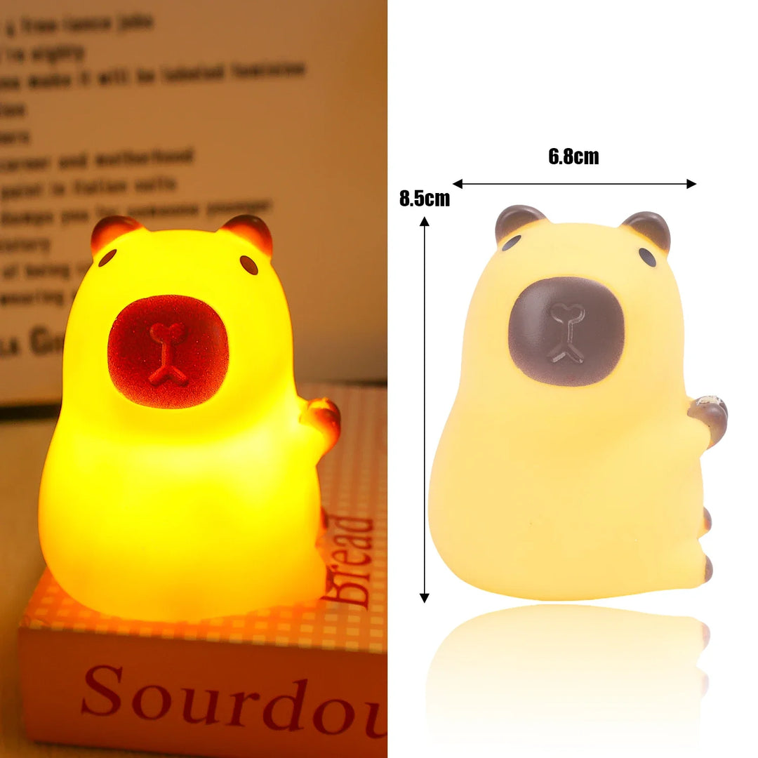 Capybara Night Light – Fun Animal Lamp for Kids