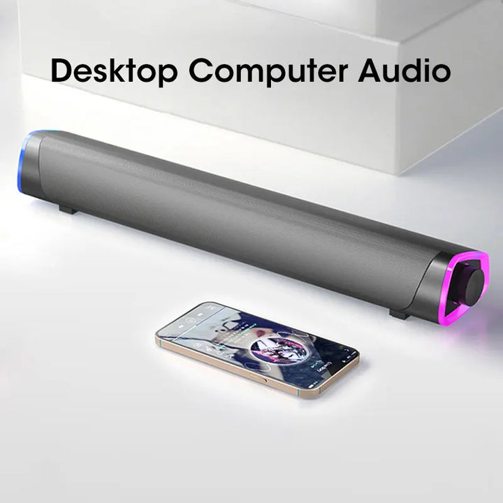 4D Computer Speaker Bar – Bluetooth Subwoofer