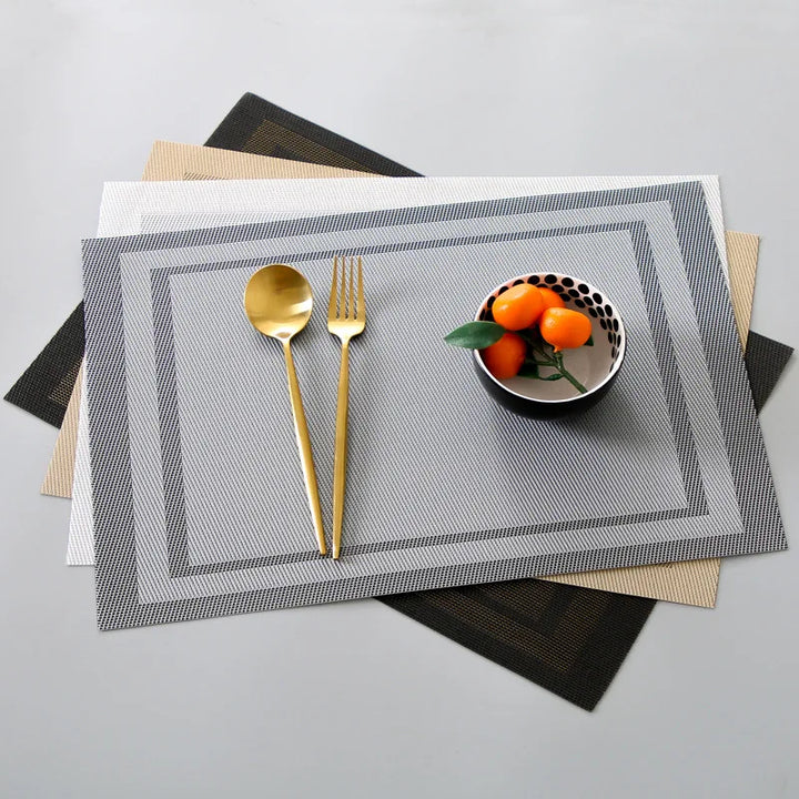 Table Mat Set – Non-Slip Washable Placemats