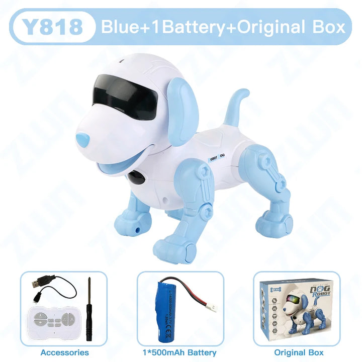 ZWN RC Robot Stunt Dog – Voice Command & Programmable Toy