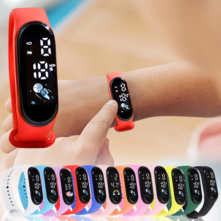 Kawaii Kids Smart Watch - Waterproof Digital Sports Watch