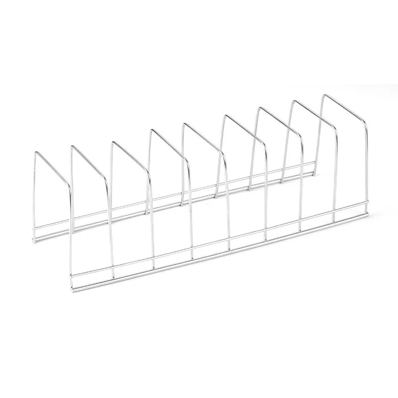 Dish Storage Rack Kitchen Utensils Drainer Rack Bakeware Rest Lid Organizer For Cabinet Home Pantry Dining Room Kitchen Utensils