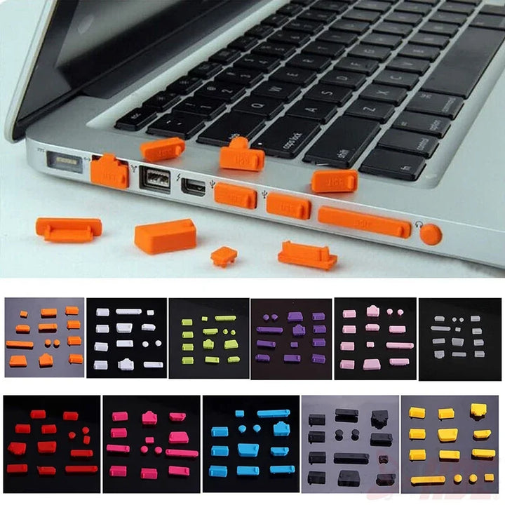 16pcs Universal Port Plug Set – Anti-Dust Silicone Protectors