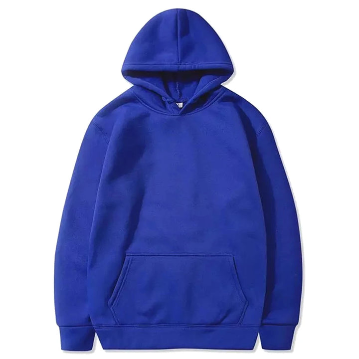 Men's Hoodie – Casual Solid Color Sweatshirt