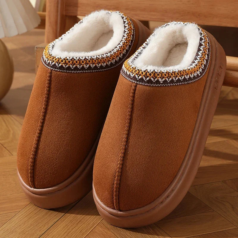 Soft Sole Plush Ankle Boots Women 2025 New Thick Bottom Non-slip Winter Boots Woman Light Casual Keep Warm Cotton-padded Shoes