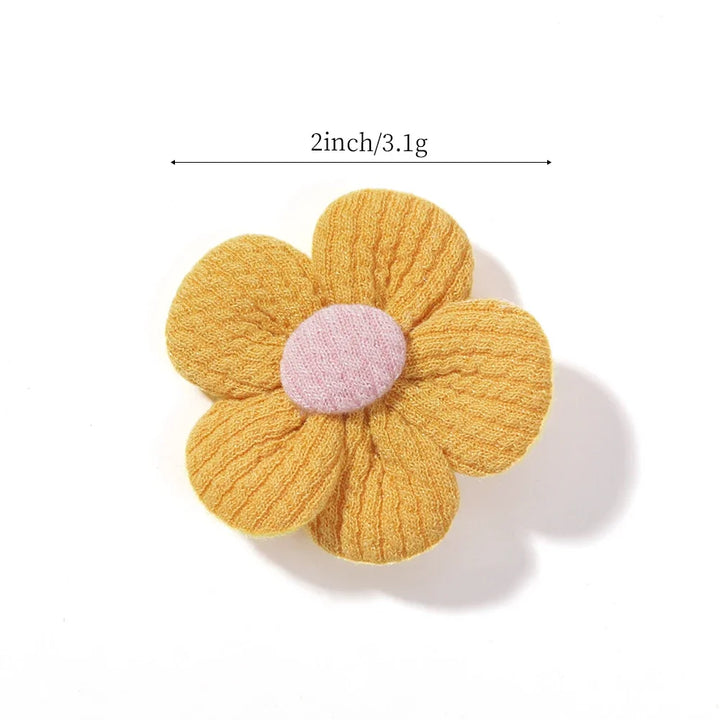 Children's Flower Hair Clip Set